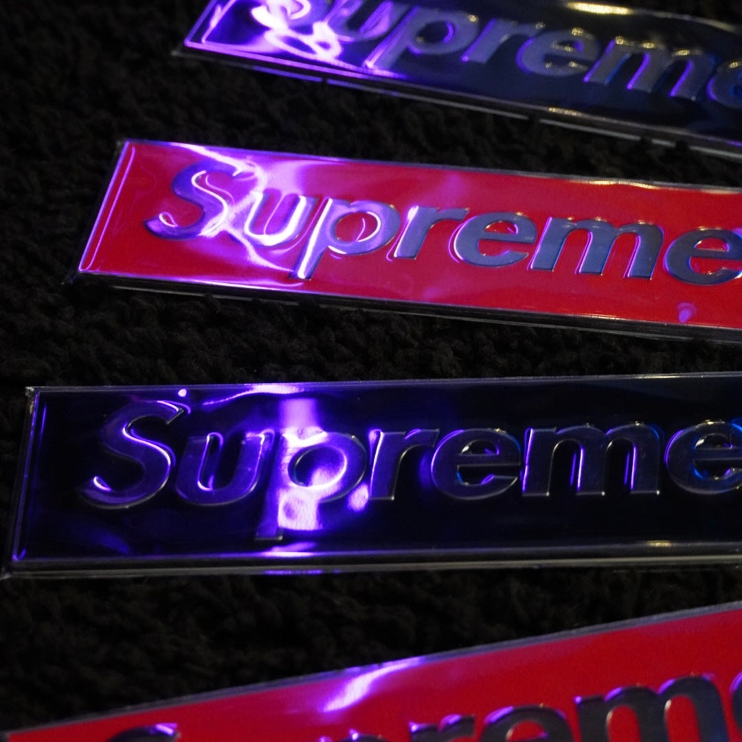 Supreme Box Logo Car Emblem