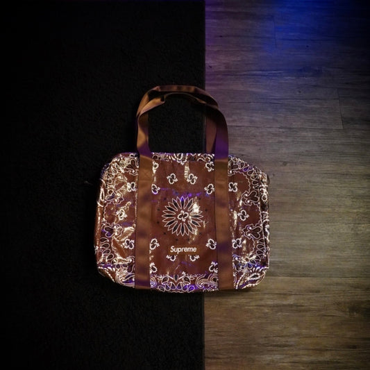 Supreme Bandana Tarp Small Duffle Bag